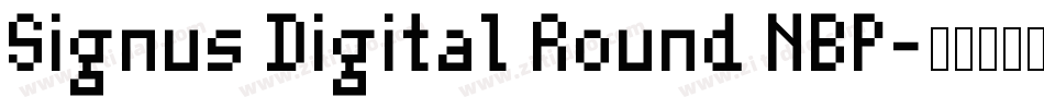 Signus Digital Round NBP字体转换